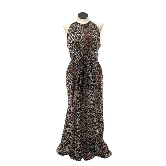 Vintage Other - 1950s 60s Vanity Fair Animal Print Sheer Lingerie Slip Dress Sheer